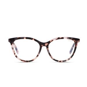 NWT Quay All Nighter Cat Eye Blue Light Tortoise Frame Glasses NEW